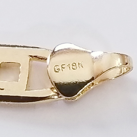 18K Gold Filled Alternative Flat Marine Bracelet. - Picture 4 of 6